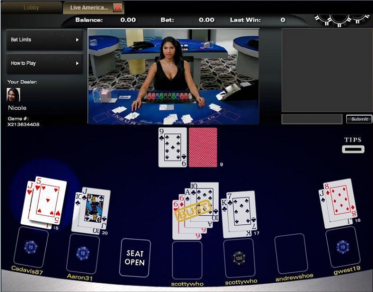 Live Dealer Blackjack Casino