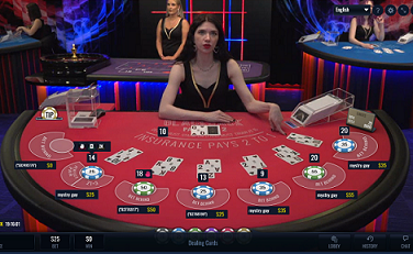 Drake Casino Live Blackjack Table