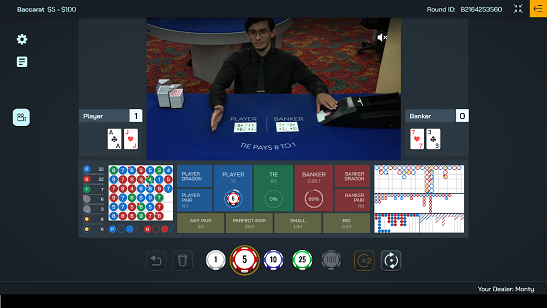Live Dealer Baccarat